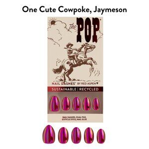 NEW Red Aspen Press-On Nails Jaymeson Pink Short Almond